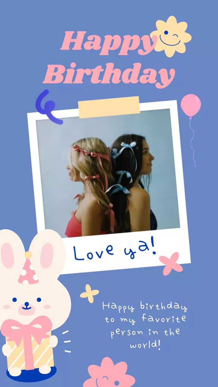 생일 축하해 내 베스트 프렌드