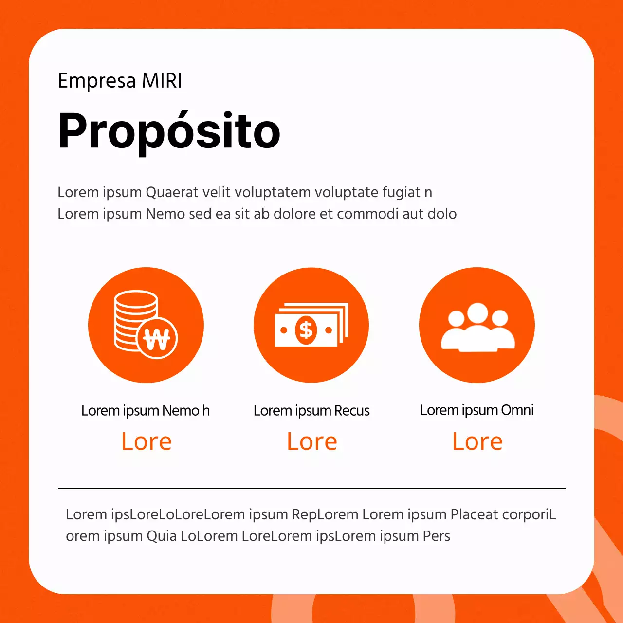 Un simple tono naranja y gris sobre nosotros