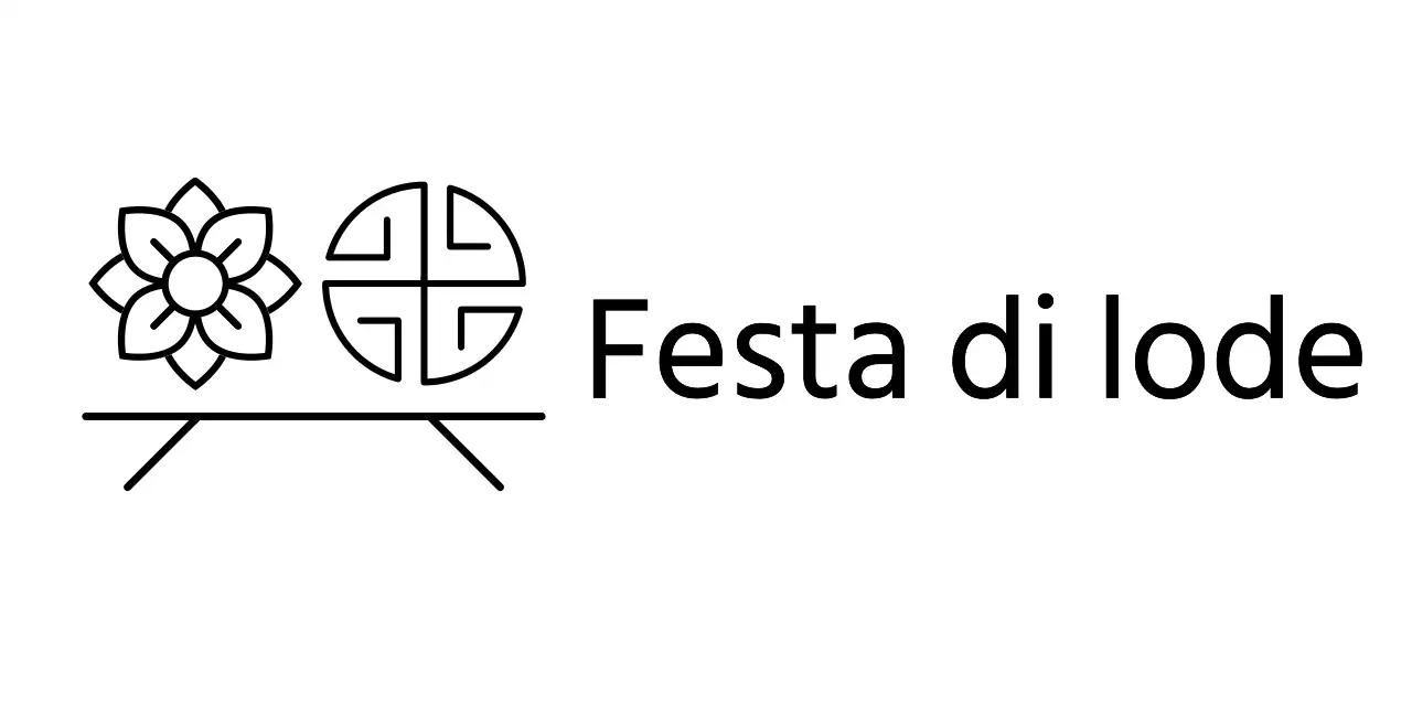 Logo di ristorante coreano semplice con illustrazione tradizionale