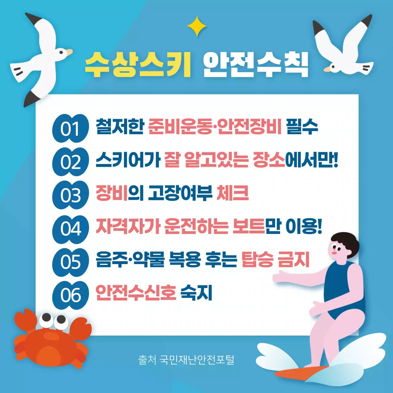 수상레저 안전수칙