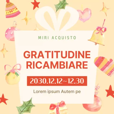Promuovete uno sconto su una simpatica cornice regalo gialla e rossa