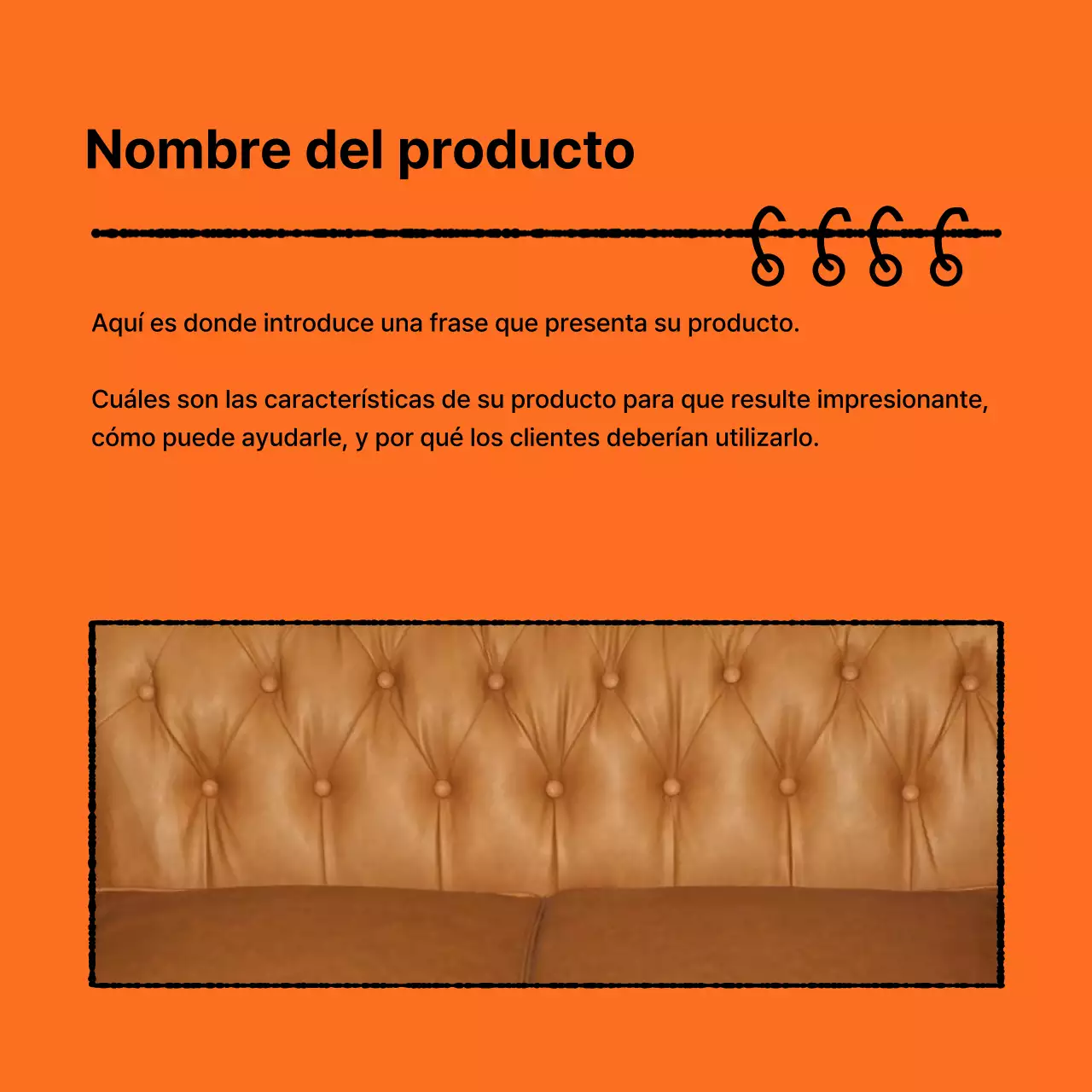 Guía para un kit de marca limpio en naranja y negro