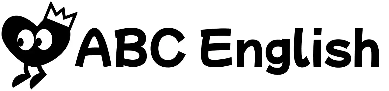 하트 캐릭터가 있는 귀여운 컨셉의 영어 아카데미
