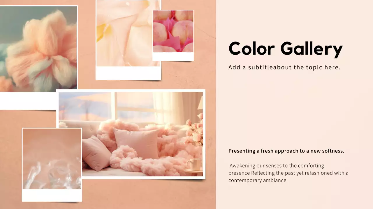 Beige Modern Color Report Document Presentation