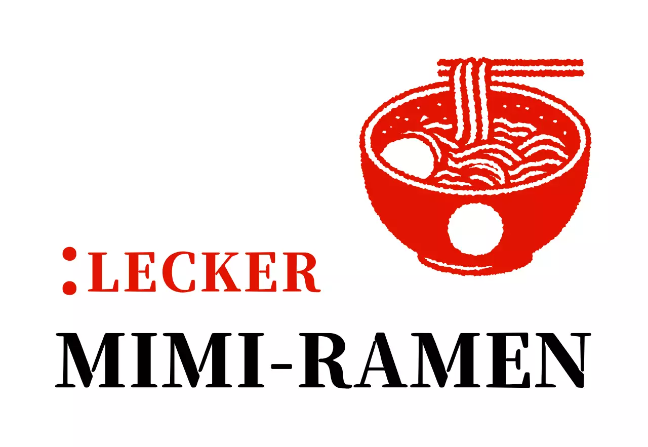 Ramen-Shop-Schild mit Vintage-Stempel-Look