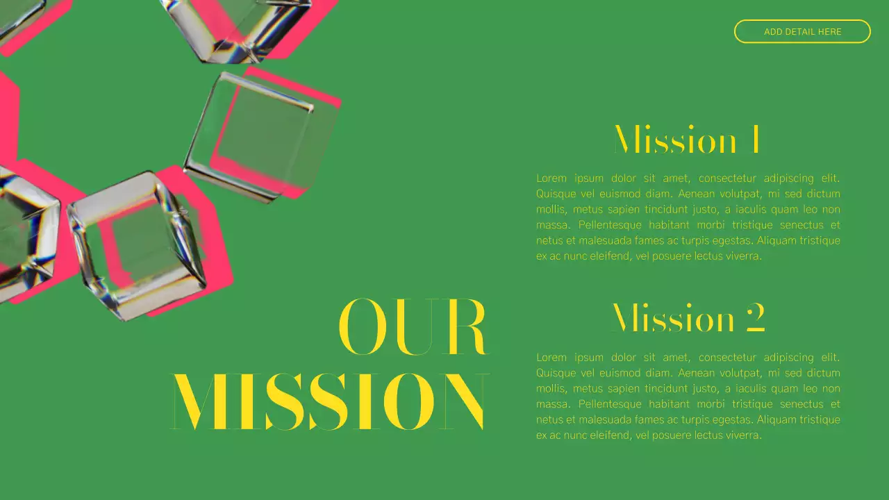 Green and Pink Modern Business Profile Report