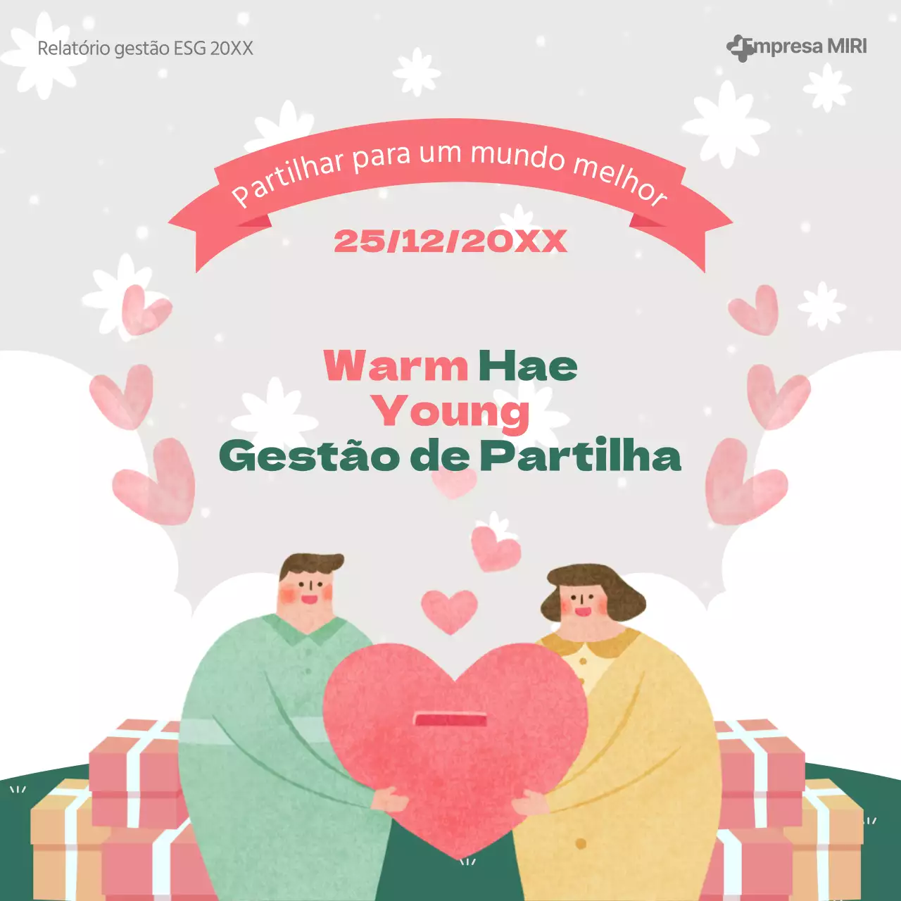 Uma publicação muito verde e cor-de-rosa sobre relatórios de gestão ESG