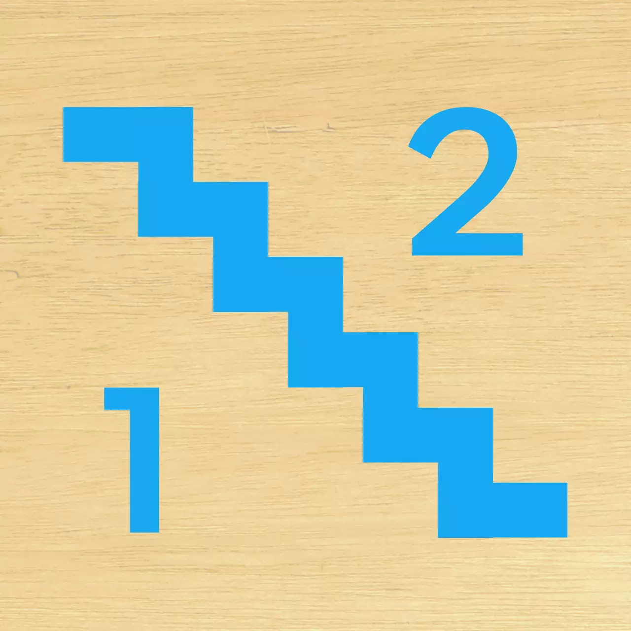 하늘색 계단 위치 안내