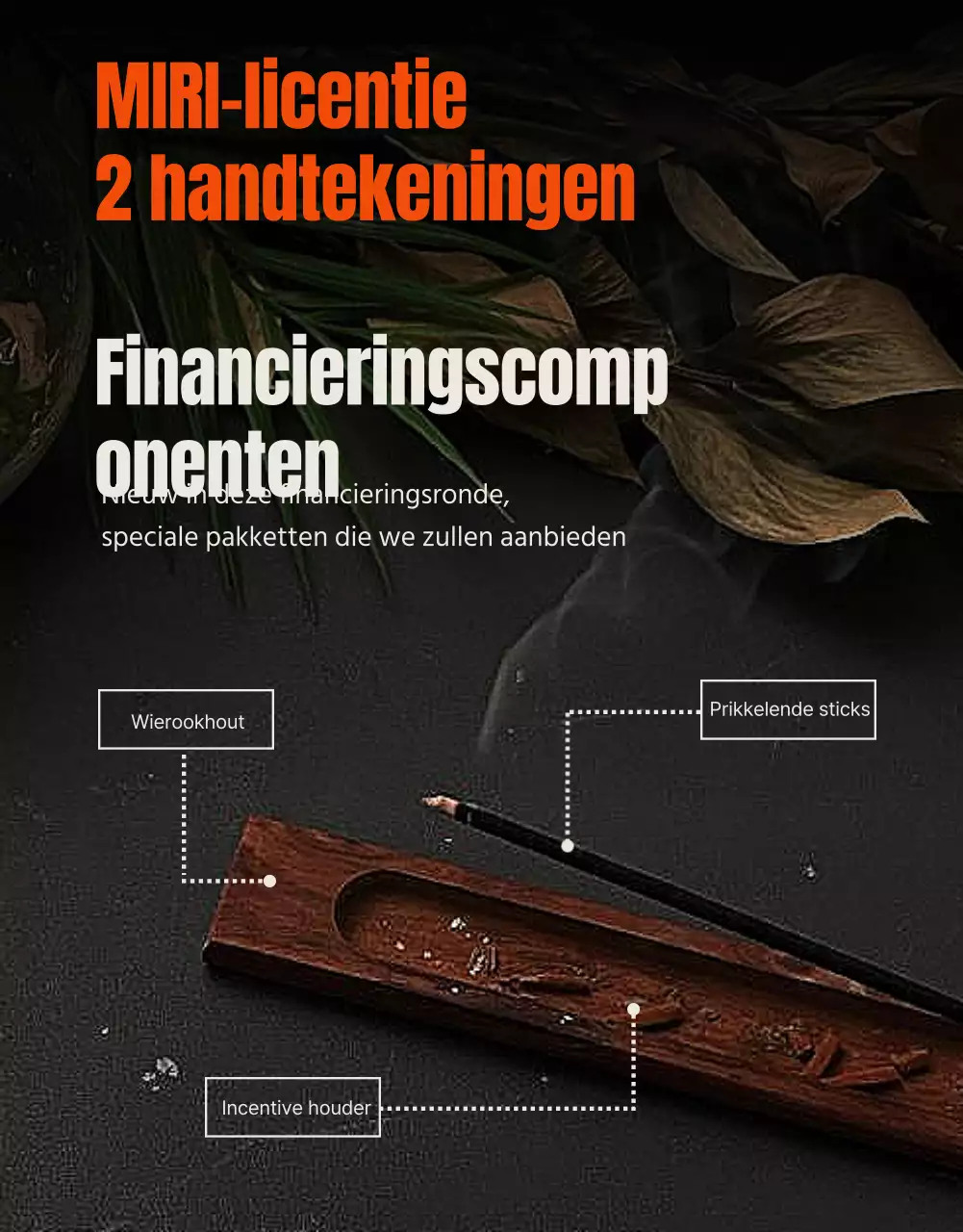 Een vintage stimuleringsgids met oranje accenten