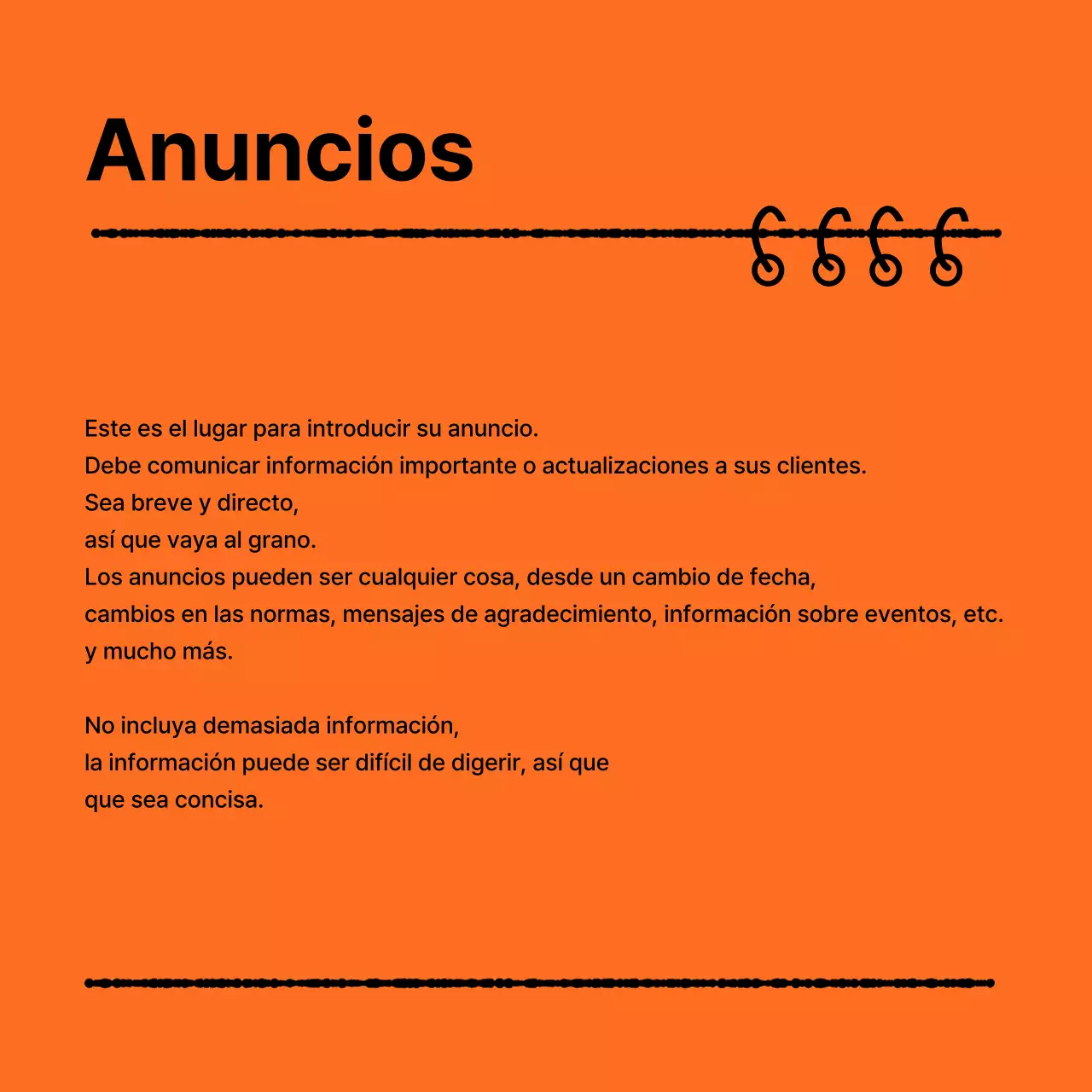 Guía para un kit de marca limpio en naranja y negro