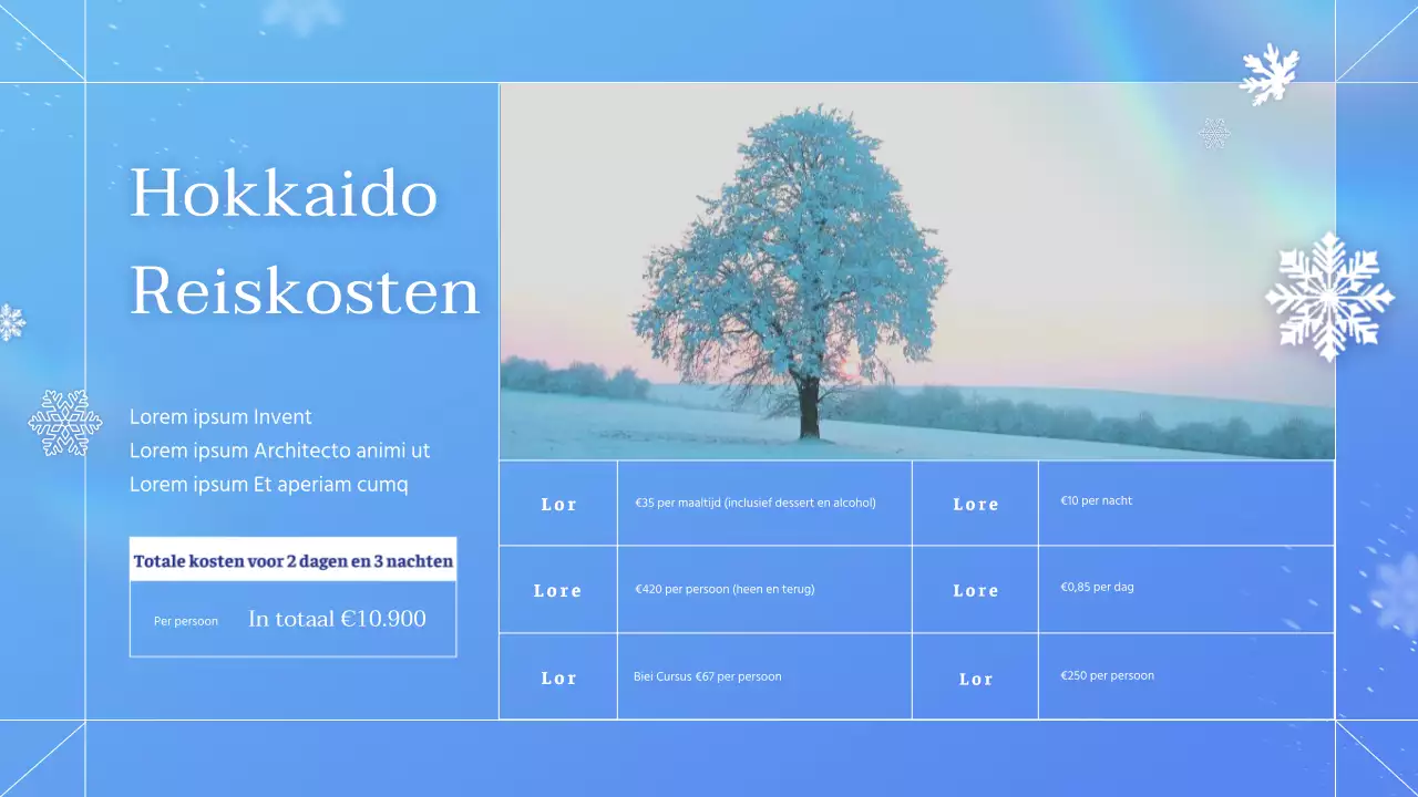 Reisinformatie voor de winter in Hokkaido, Japan: blauw en natuurlijk