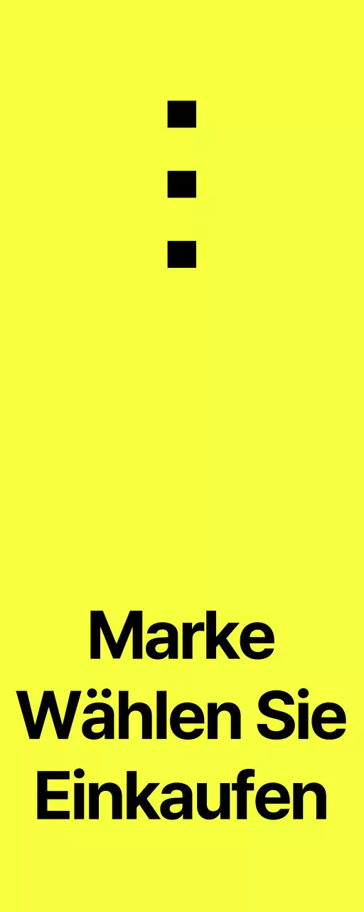 Ein einfaches, schnörkelloses Schild für einen Redaktionsladen mit Markenzeichen