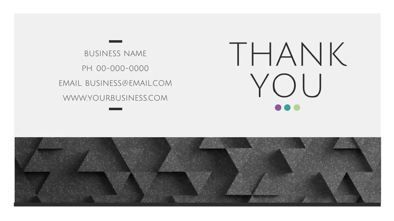 Black Minimal Business Presentation