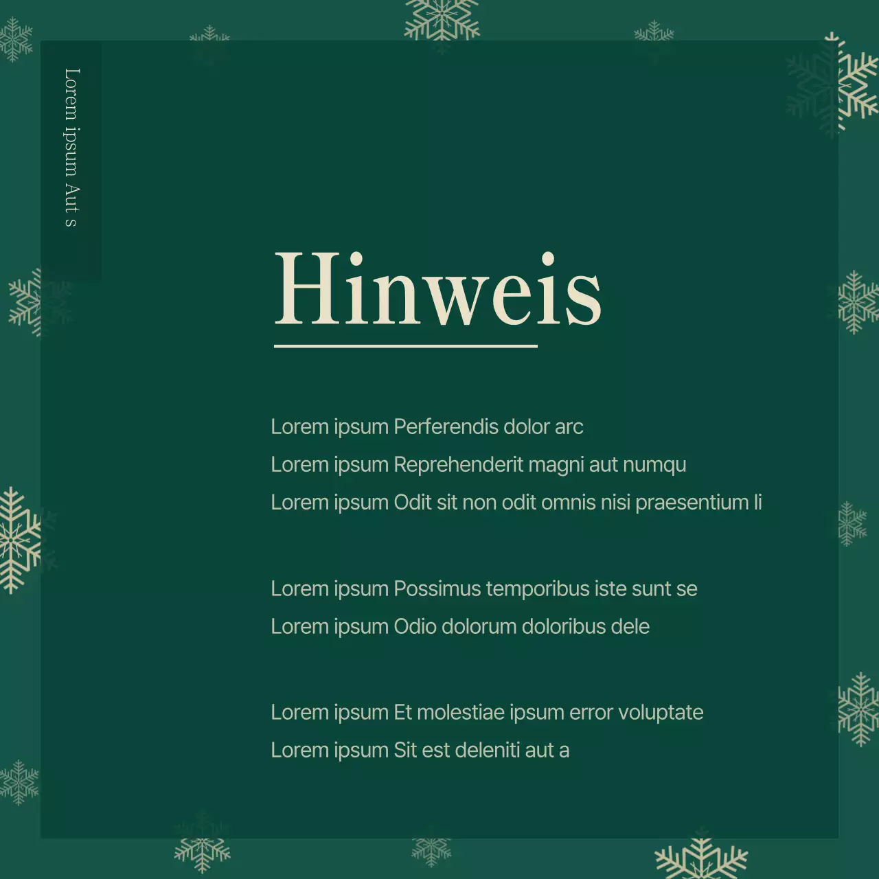 Förderung eines einfachen Marken-Kits in Rot und Grün