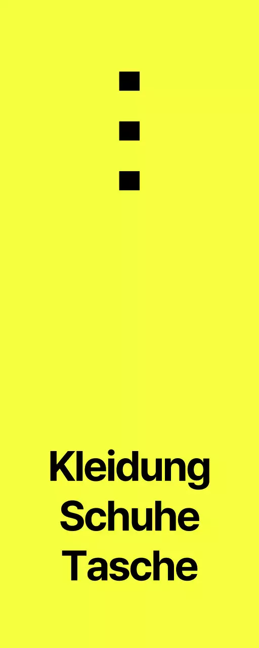 Ein einfaches, schnörkelloses Schild für einen Redaktionsladen mit Markenzeichen