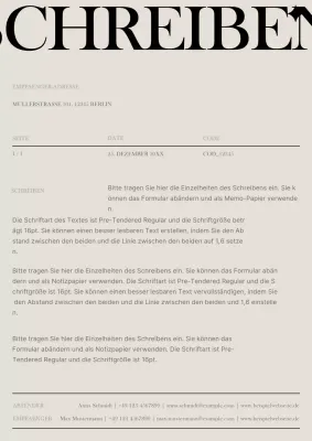 Ein Leitfaden für luxuriöses Briefpapier in Beige und Schwarz