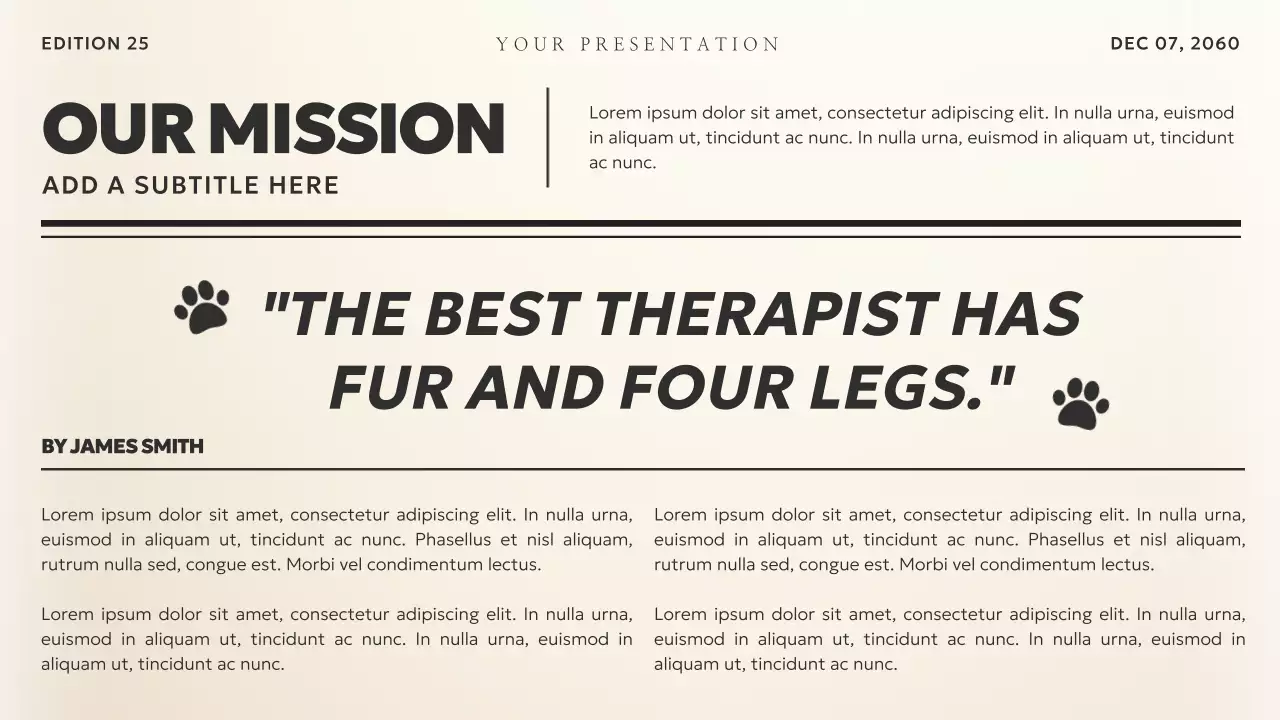 Tài liệu kinh doanh theo chủ đề tin tức cổ điển màu đen và màu be