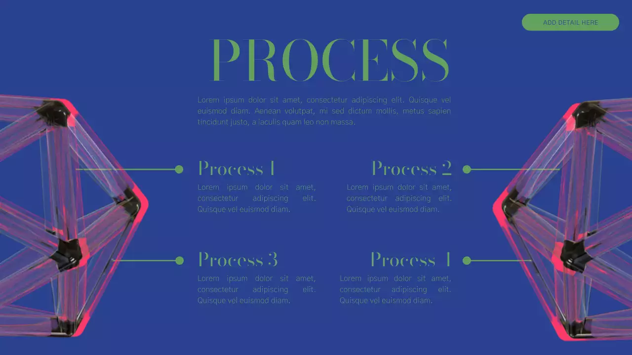 Green and Pink Modern Business Profile Report