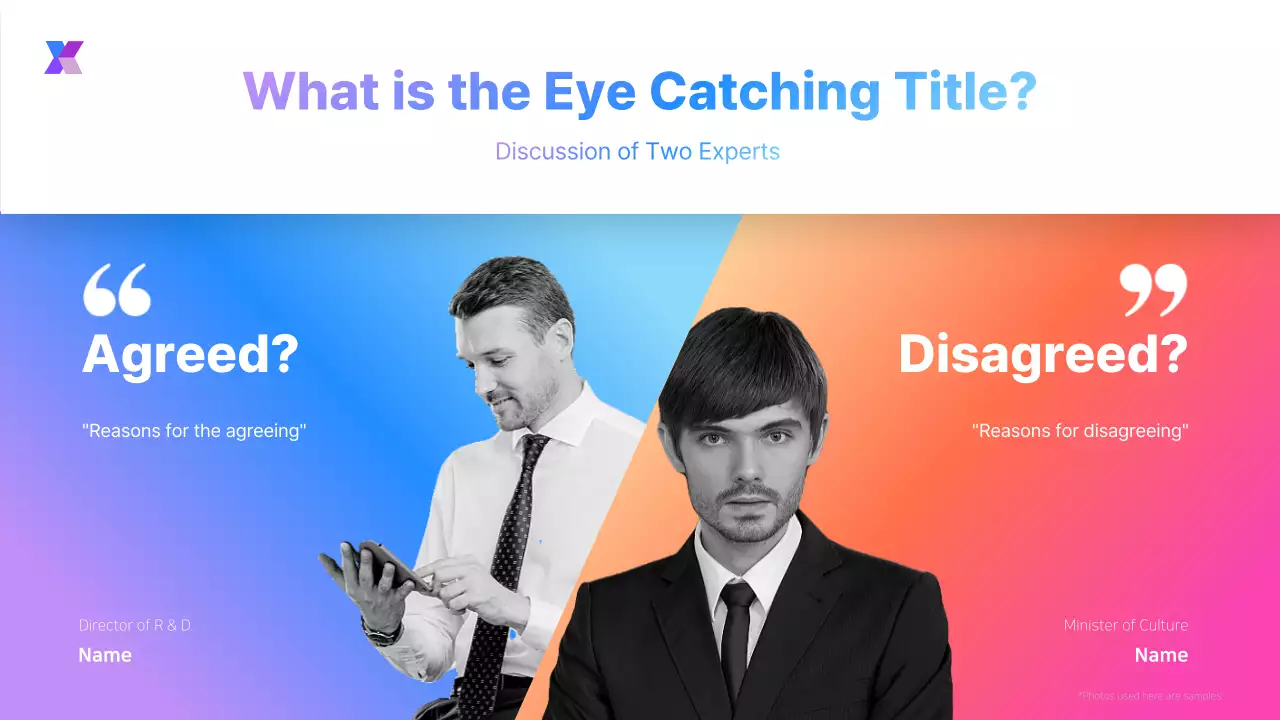 블루 모던 비즈니스 일정 프레젠테이션