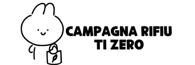 Una campagna antispreco con una simpatica illustrazione di un coniglietto disegnato a mano