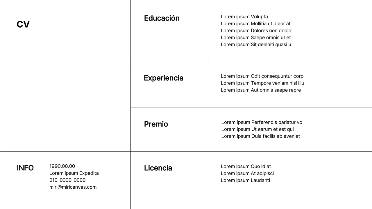 Una sencilla cartera profesional en blanco y negro