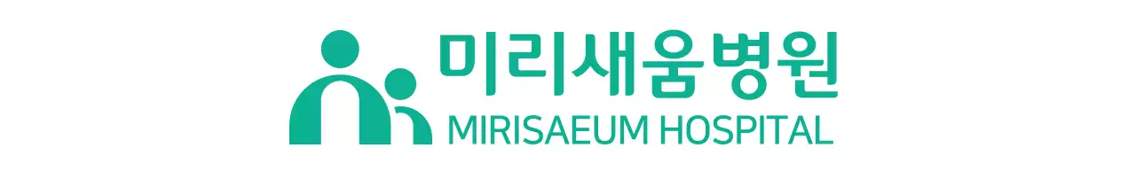 심플한 일러스트 컨셉의 병원 로고