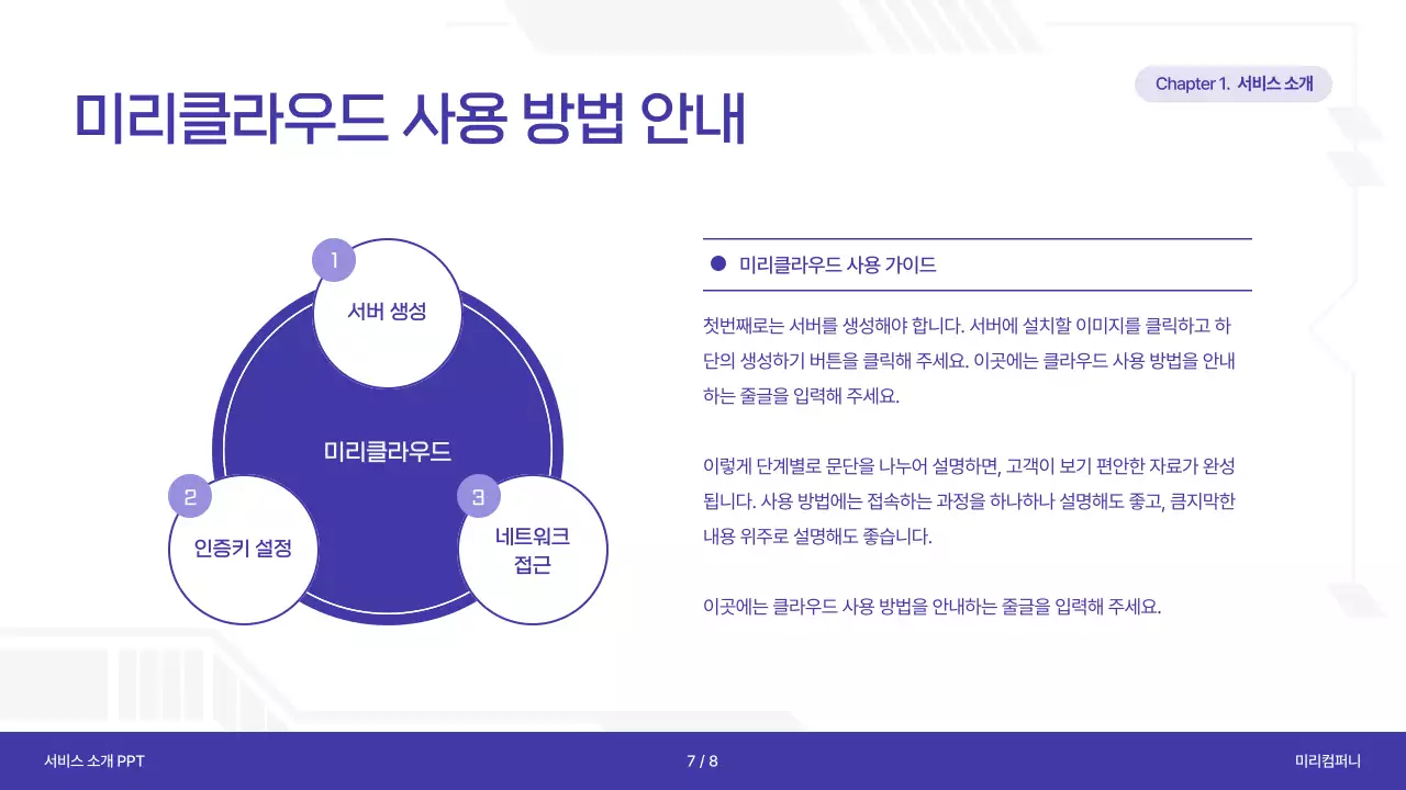 보라의 사이버의 서비스 소개서