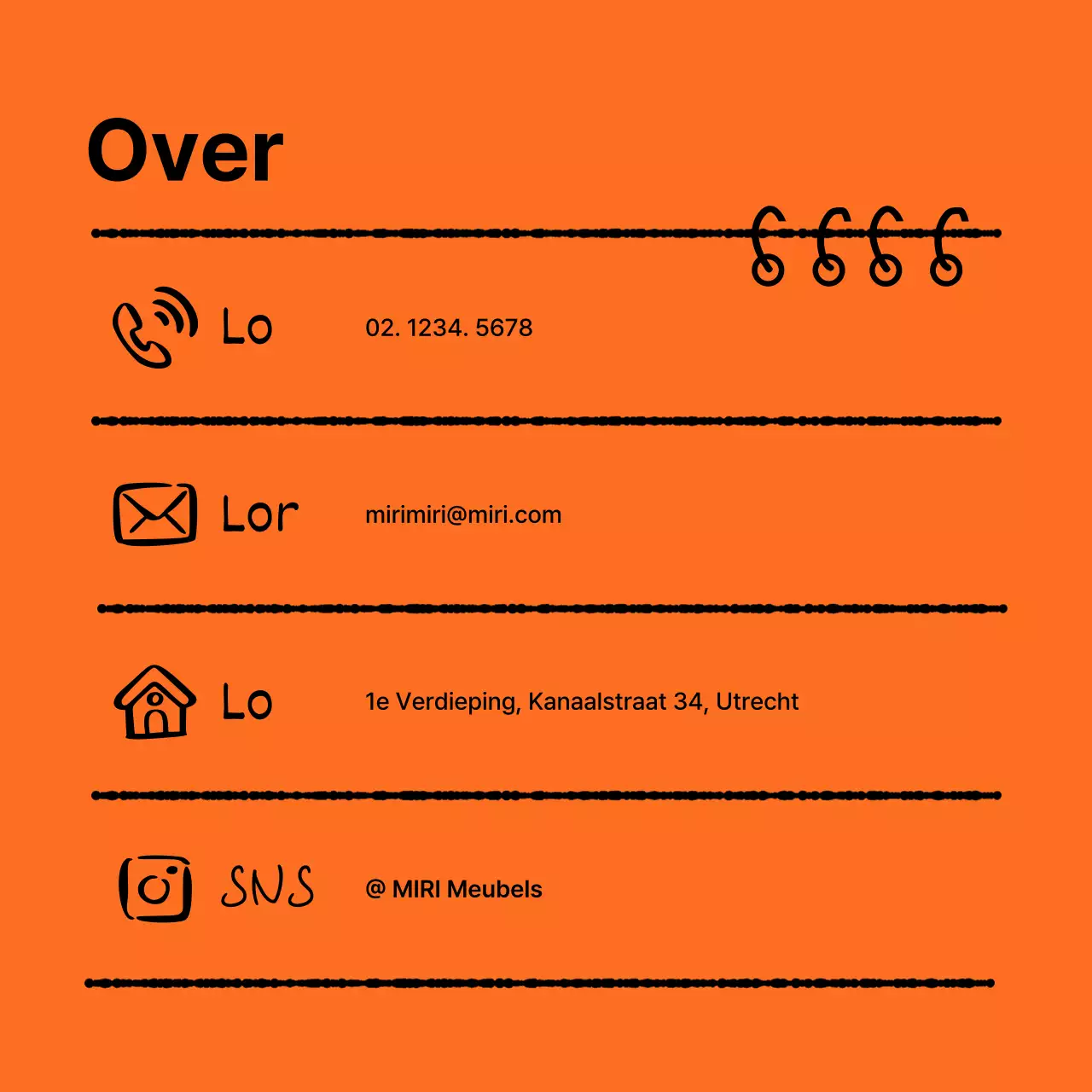 Een handleiding voor een schone merkkit in oranje en zwart