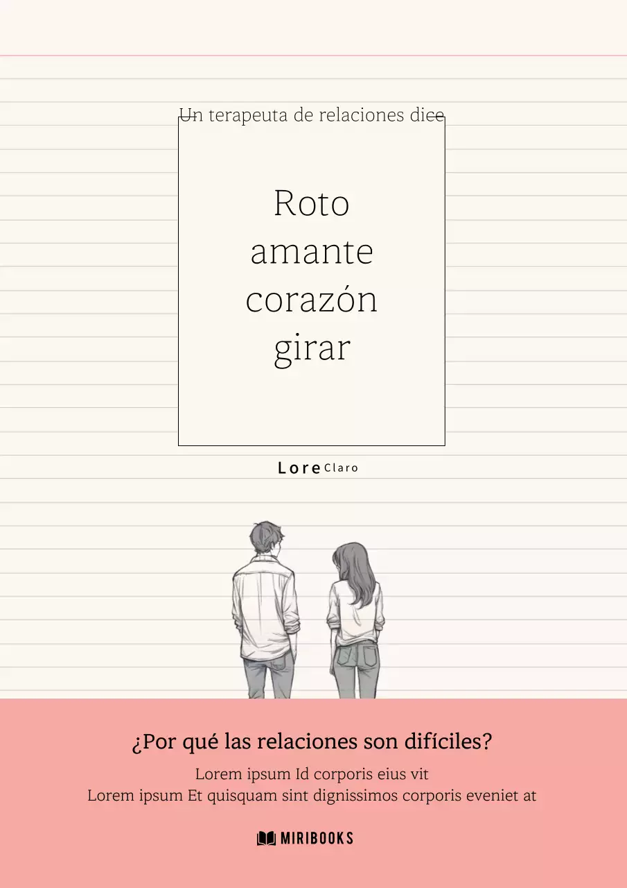 Funda Simple Love en rosa