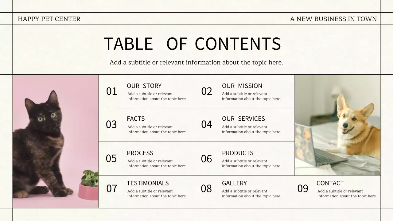 Beige Vintage Pet Newsletter Presentation