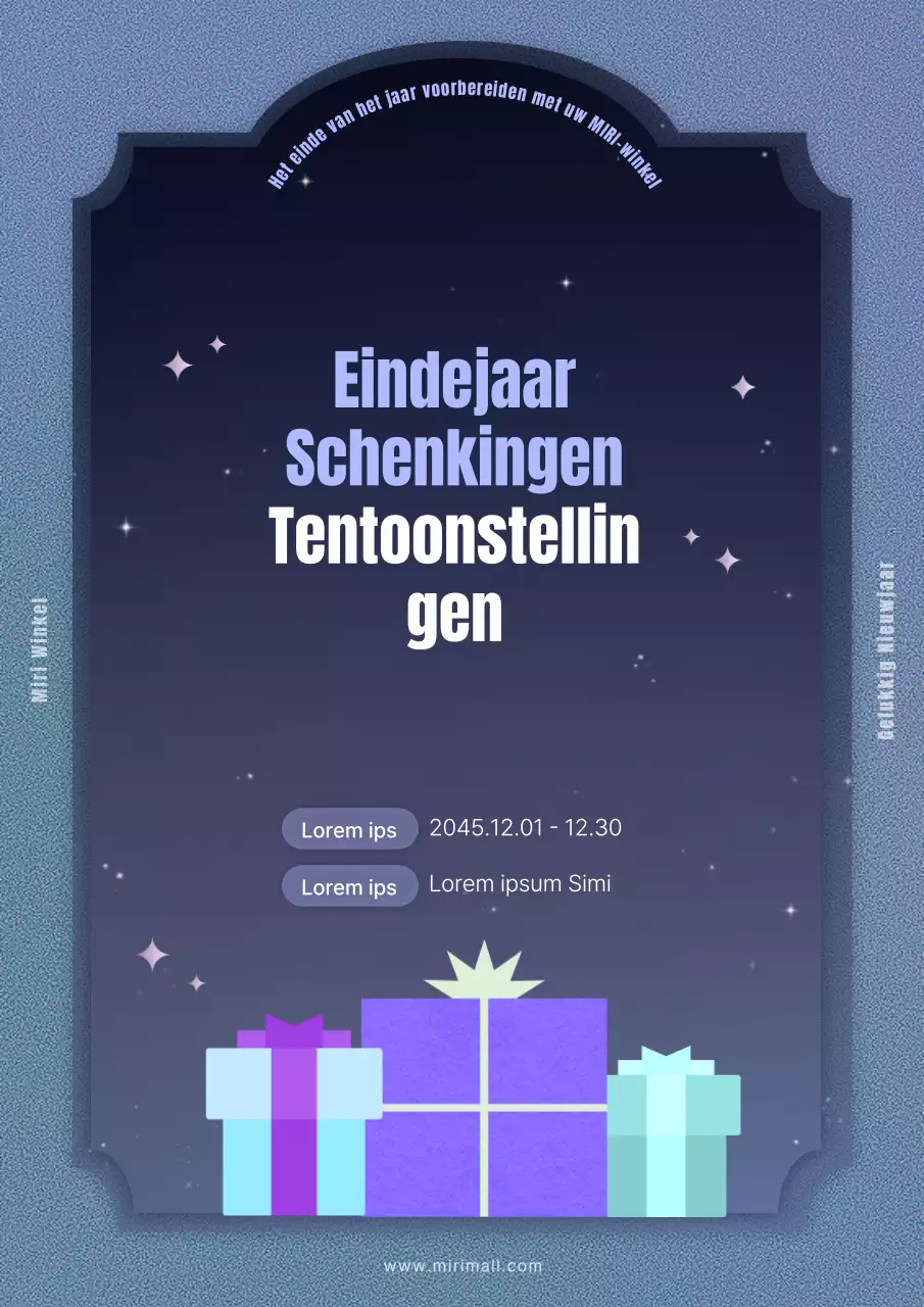 Promoot een luxueus vakantiegeschenk in mauve