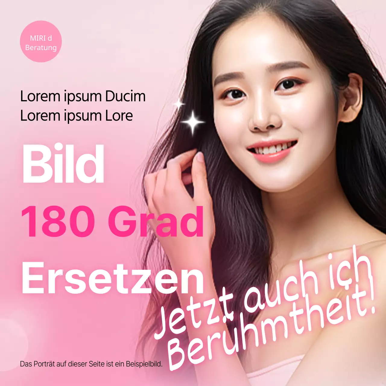 Luxus in Rosa und WeißConsultancy-Anzeige