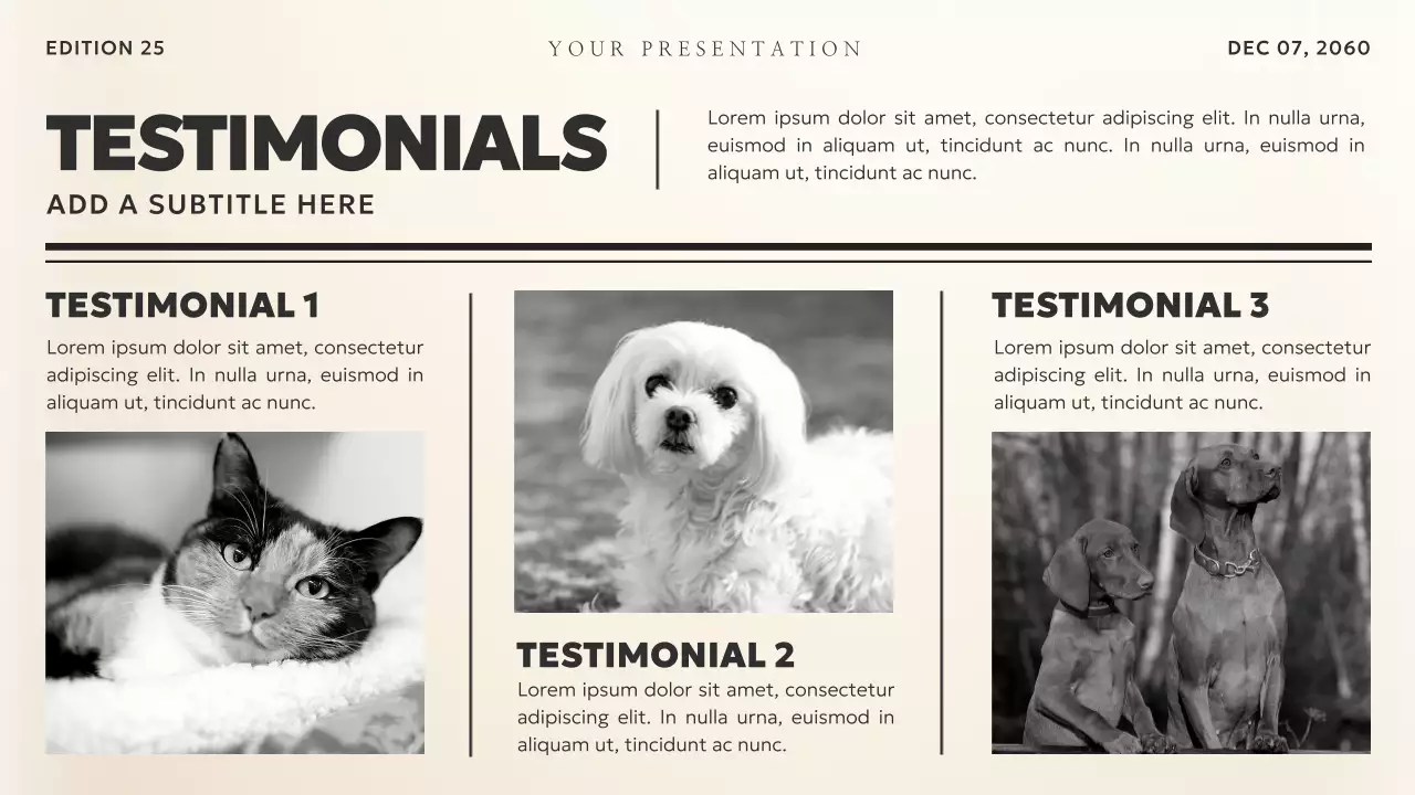 Tài liệu kinh doanh theo chủ đề tin tức cổ điển màu đen và màu be