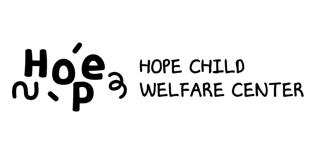 Child welfare center with cute illustrations and fonts