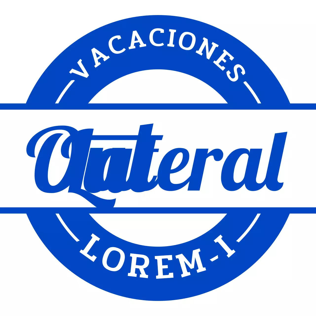 Cartel de cervecería de inspiración retro con tonos azules