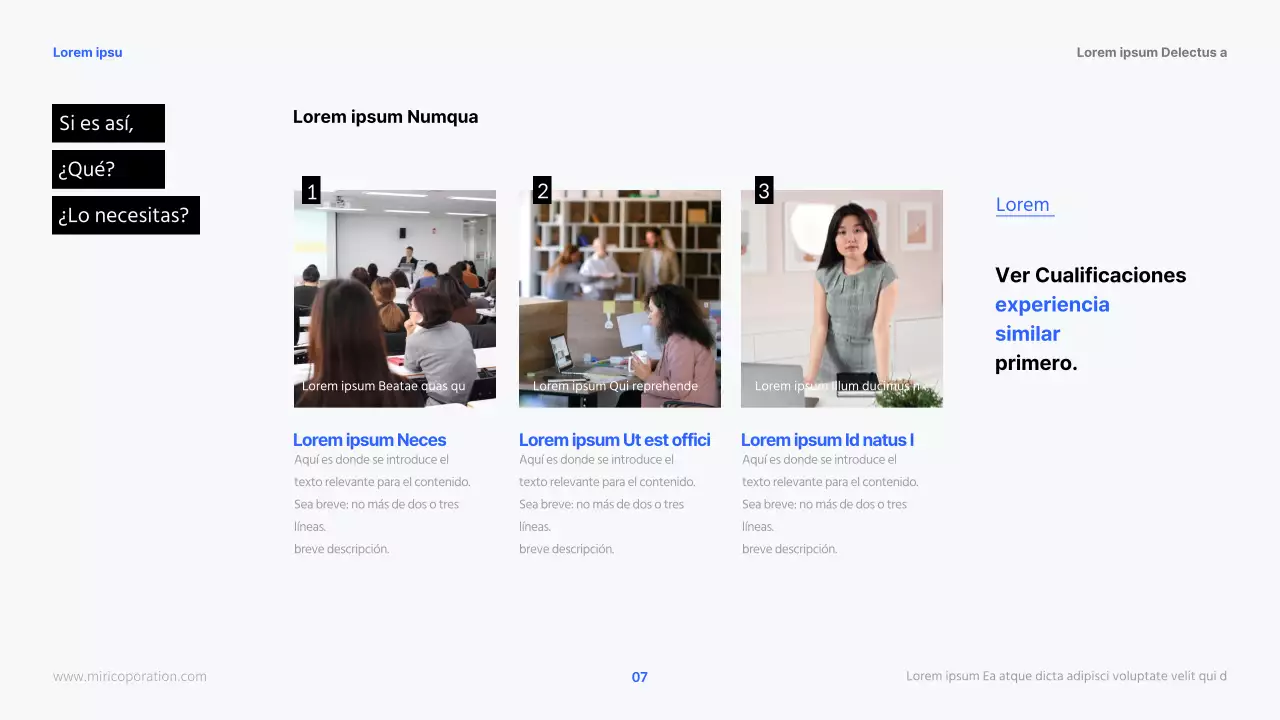 Carreras modernas de RR.HH. en azul y negro Material didáctico