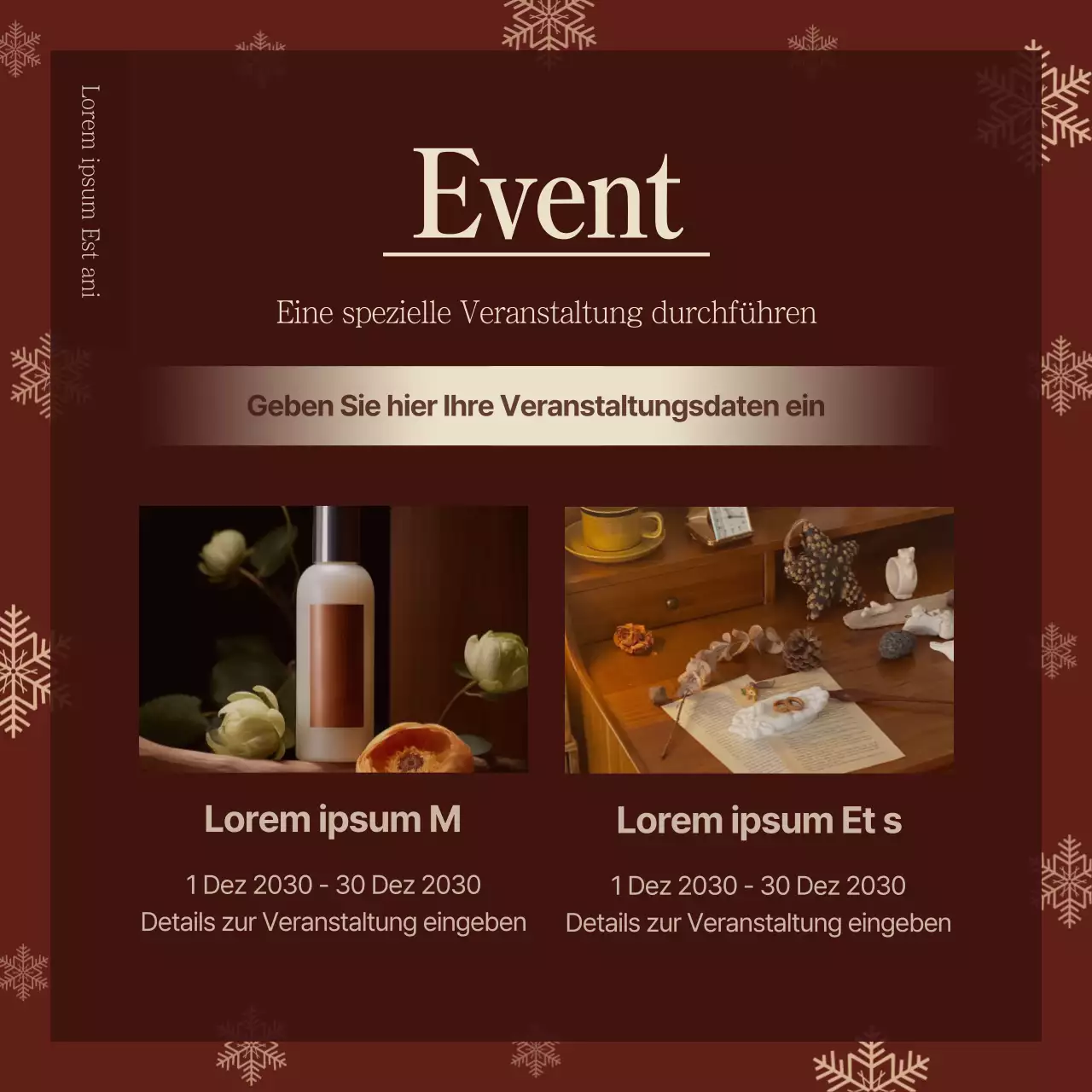 Förderung eines einfachen Marken-Kits in Rot und Grün