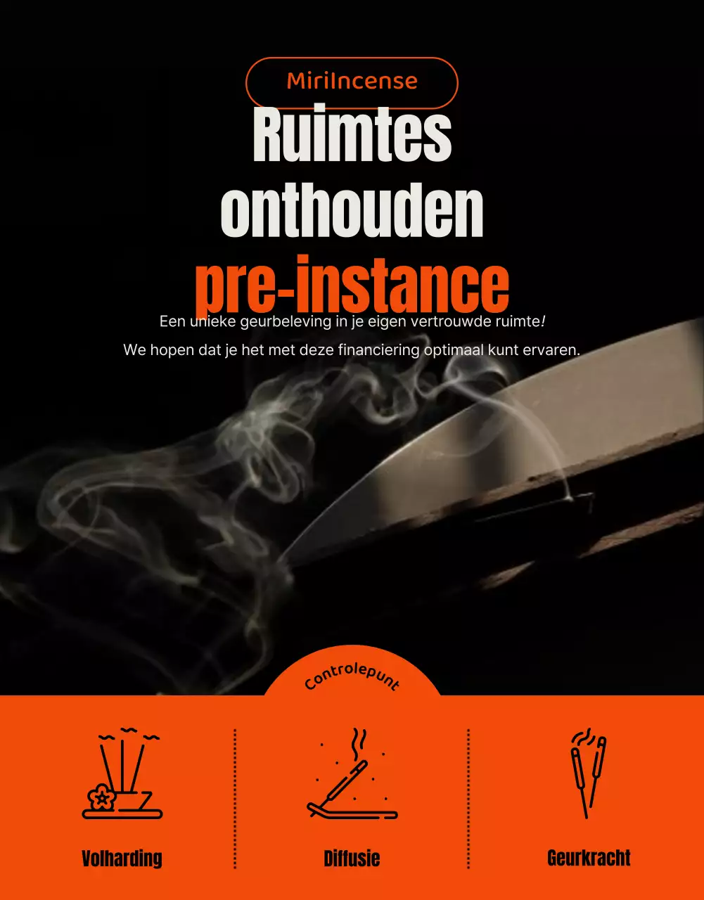 Een vintage stimuleringsgids met oranje accenten