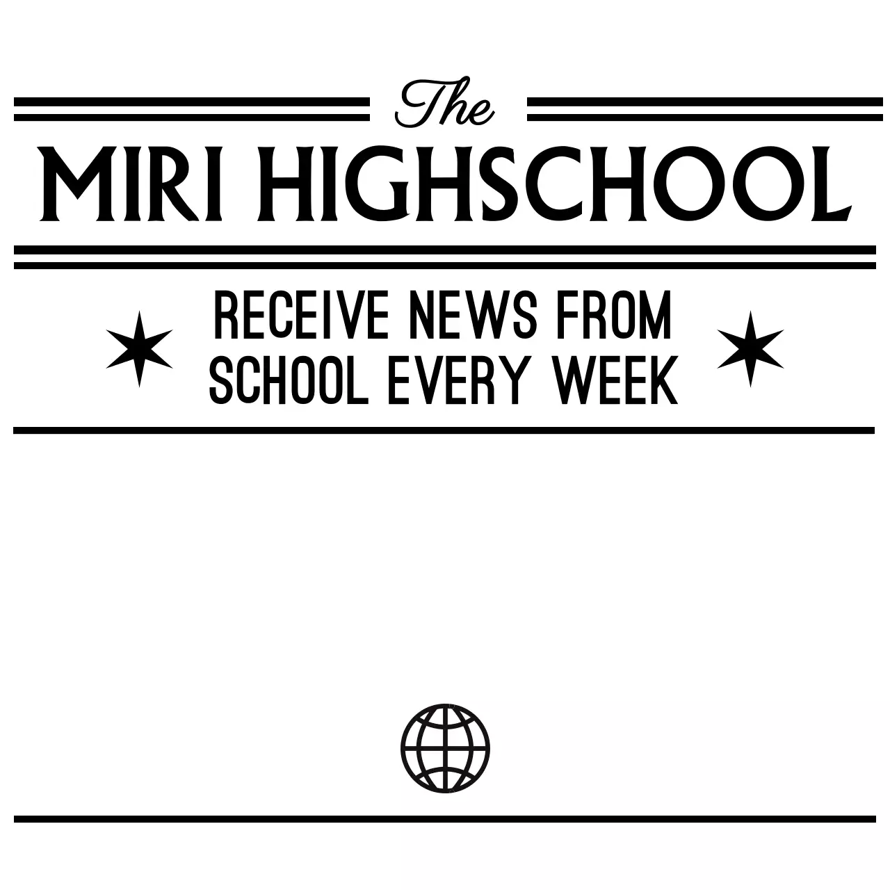 신문 디자인 스타일로 구성된 표지 디자인