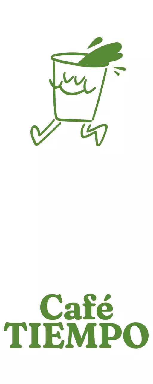 Señalización de cafetería de inspiración vintage