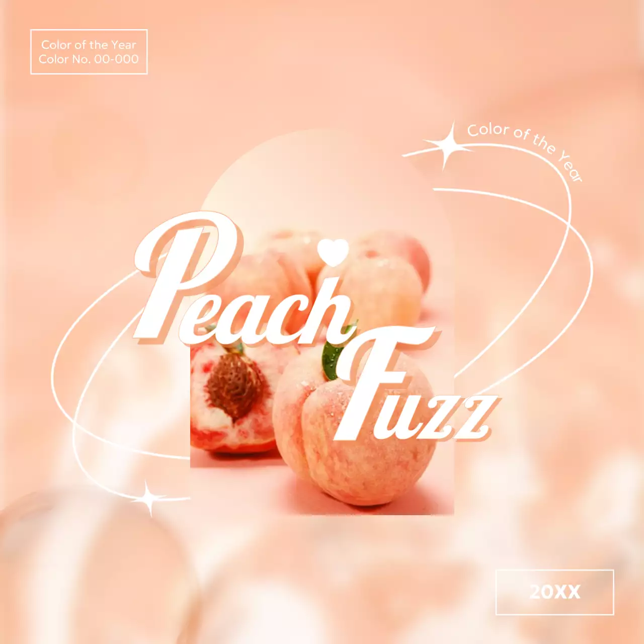 주황색의 트렌드한 올해의 색상 게시글