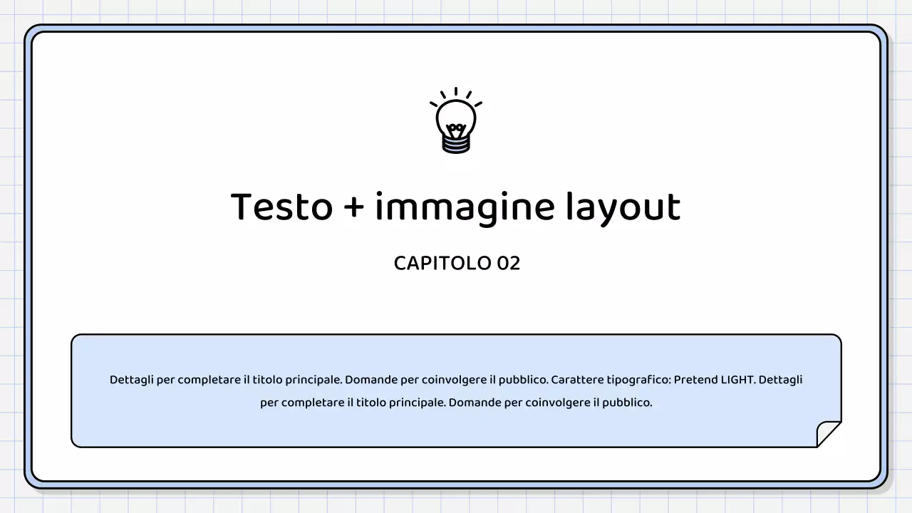 Un semplice rapporto di sintesi di colore blu chiaro