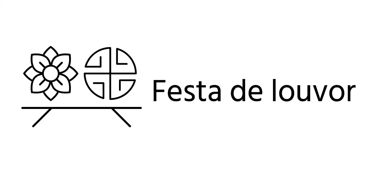 Logótipo simples de restaurante coreano com ilustração tradicional