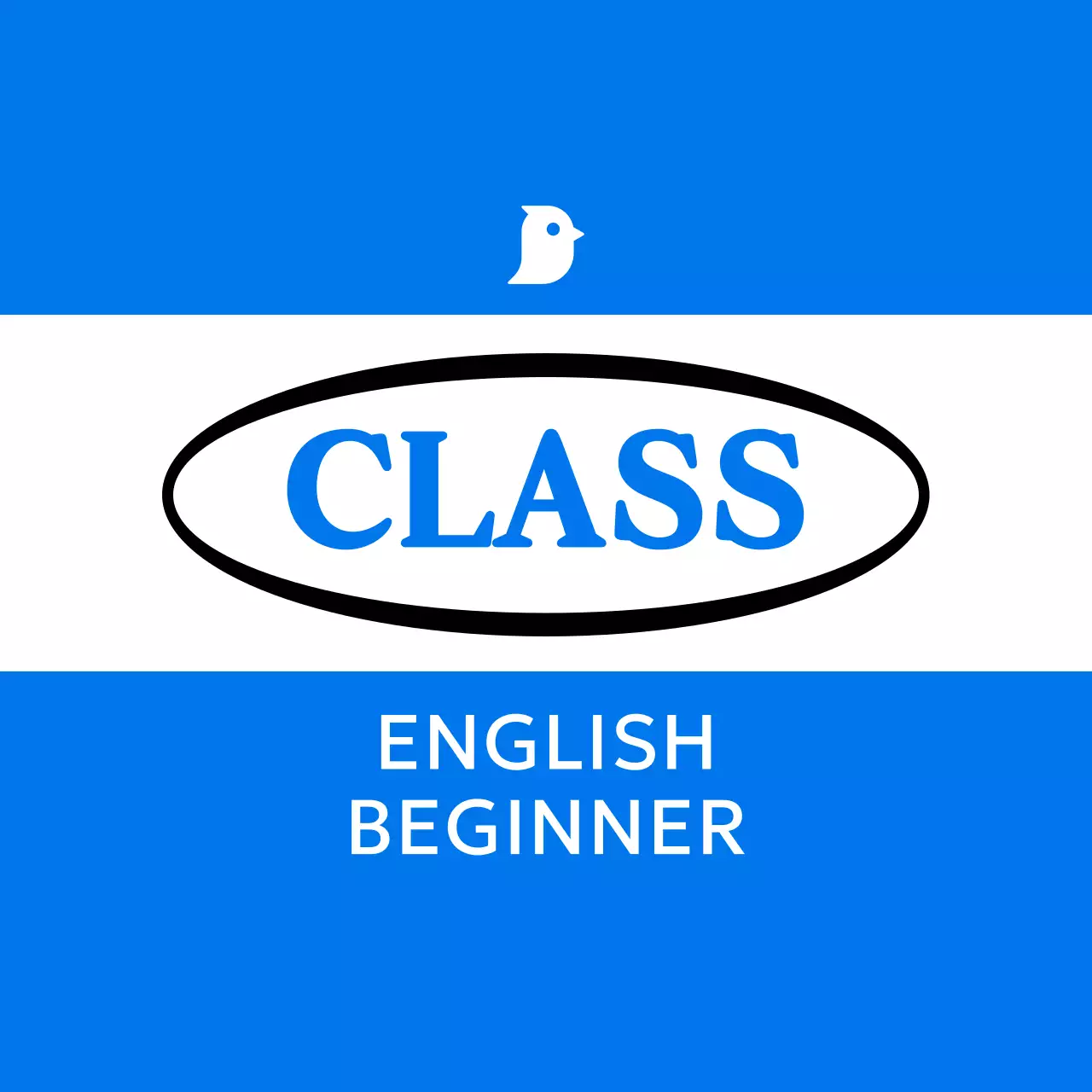 파란 배경과 가운데 원형으로 이루어진 깔끔한 디자인