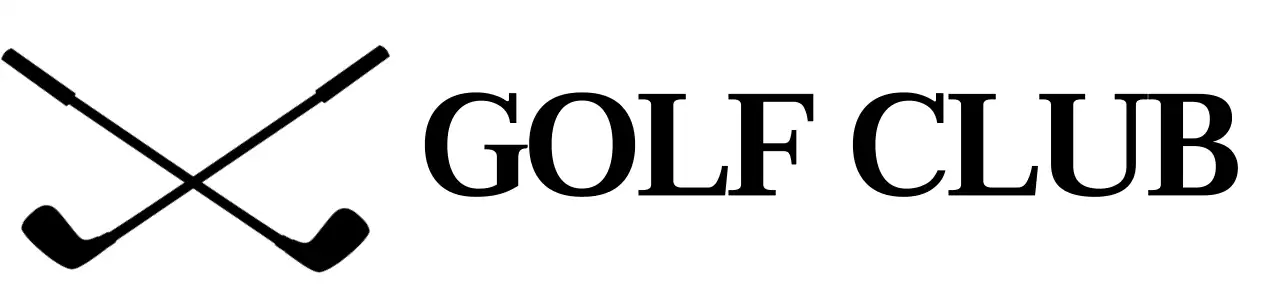 골프채 로고가 있는 고급스러운 느낌의 골프 클럽