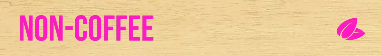 깔끔한 검정 글자에 분홍색 포인트 컬러가 들어간 카페