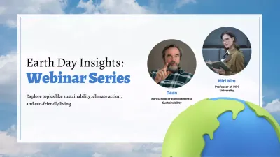 Blue Modern Sustainability Webinar YouTube Thumbnail