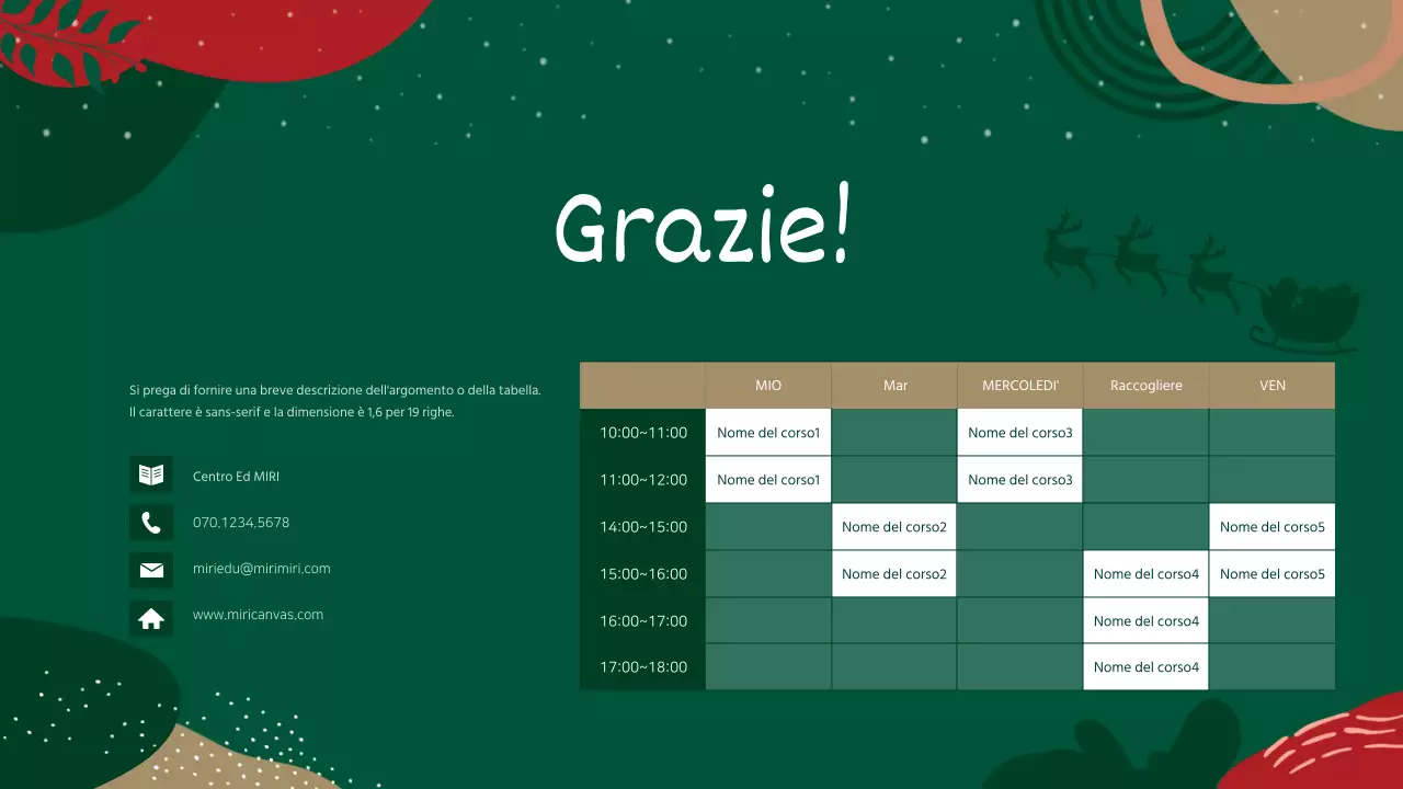 Guida alla formazione dei volontari con motivi geometrici rossi e verdi