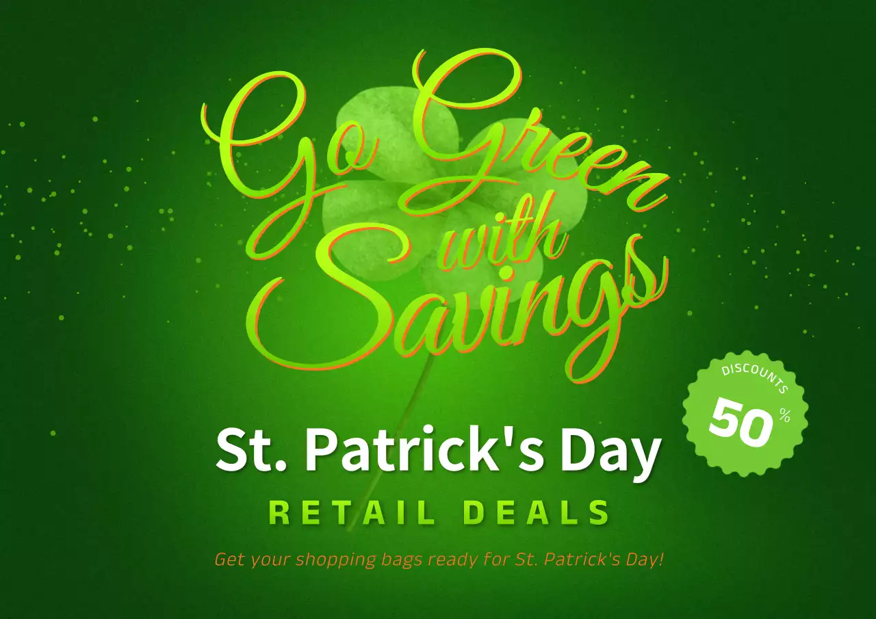 Promote a green St. Patrick's Day event