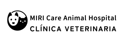 Logotipo de clínica veterinaria en forma de icono de perro y gato